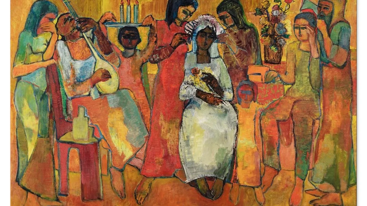 Noces by Paul Guiragossian, a highlight of Christies Mawasim auction